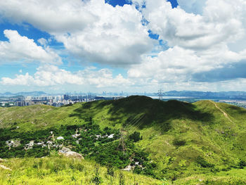 Scenic view of landscape against sky