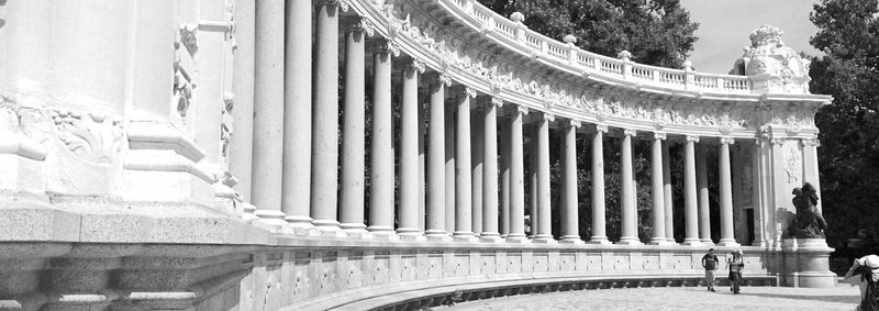 Architectural detail of historic building