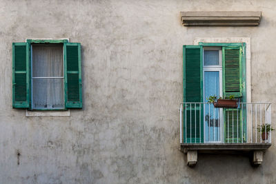 Open door of window