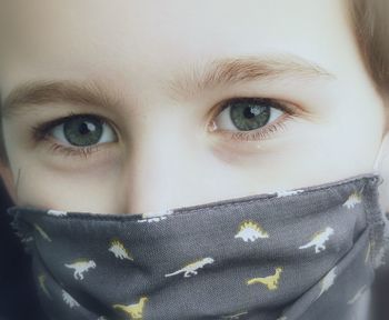 Close-up portrait of cute baby