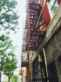 Low angle view of residential building