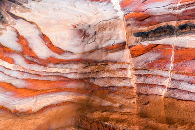 Full frame shot of rock formation