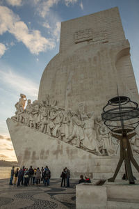 Discoveries monument, lisbon, portugal