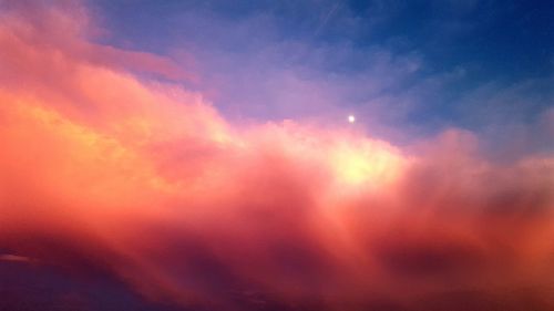 Low angle view of dramatic sky