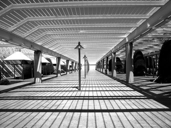 View of underground walkway