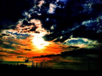 Scenic view of sky at sunset