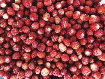 Full frame shot of strawberries