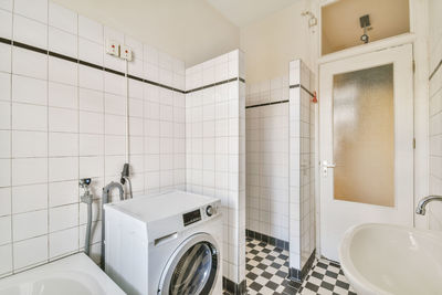 Interior of bathroom