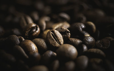 Detail shot of coffee beans