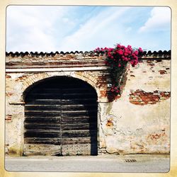 Facade of old building