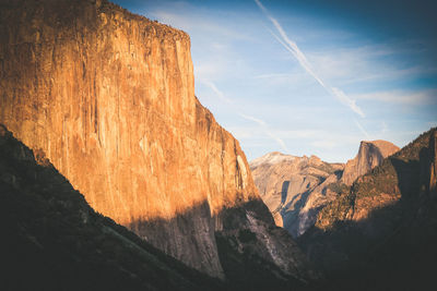 Scenic view of mountain against sky