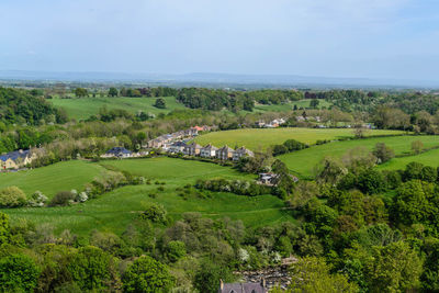 Town of richmond, north yorkshire, uk