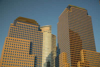 Low angle view of buildings against sky