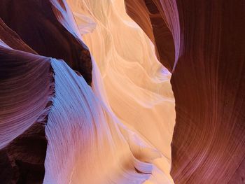 Low angle view of rock formation