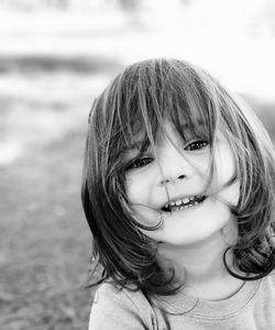 Portrait of cute girl