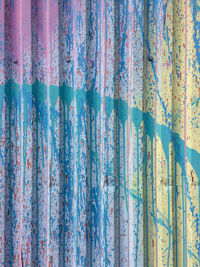 Full frame shot of weathered corrugated iron