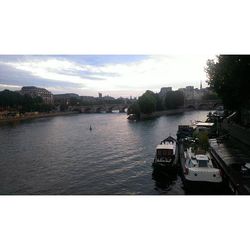 Boats in river