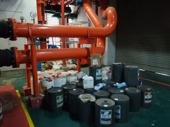 Close-up of pipes