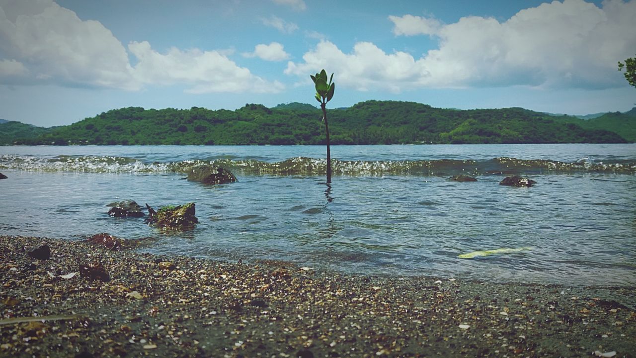 water, sky, cloud - sky, nature, day, beauty in nature, outdoors, scenics, lake, no people, mountain, tree