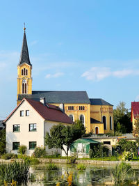 Exterior of buildings against sky