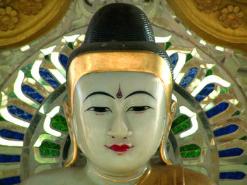 Close-up of buddha statue