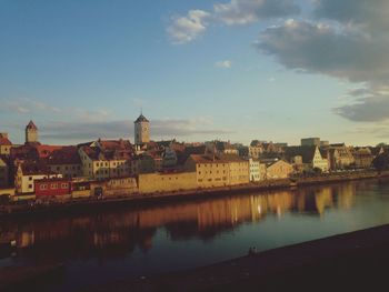 River with buildings in background