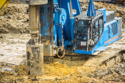 View of construction site