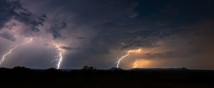 Scenic view of sunset sky