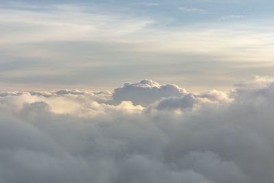 Low angle view of clouds in sky