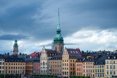 Buildings in city