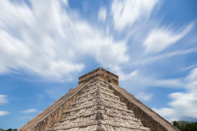 Low angle view of historical building against sky