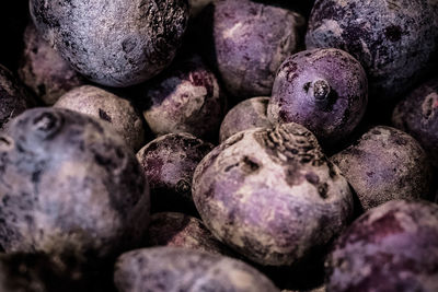 Full frame shot of common beets at market