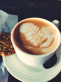 Close-up of coffee cup