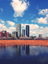 River with buildings in background