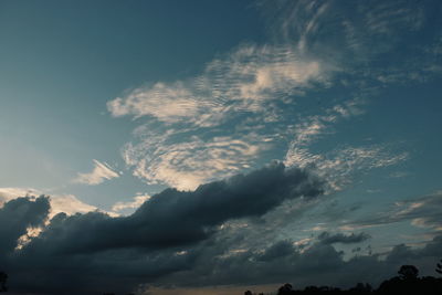 Low angle view of sky