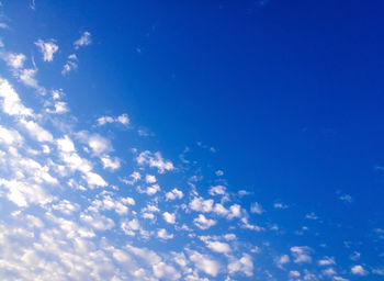 Low angle view of clouds in sky