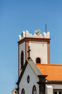 Low angle view of tower church 