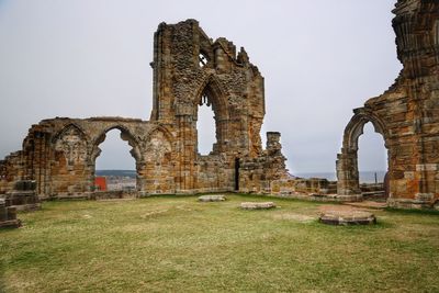 Old ruins against clear sky