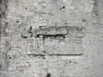 Close-up of stone wall