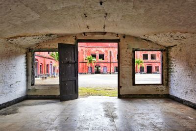 Entrance of old building