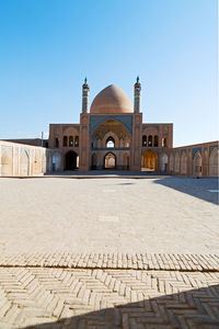 View of historical building against clear sky