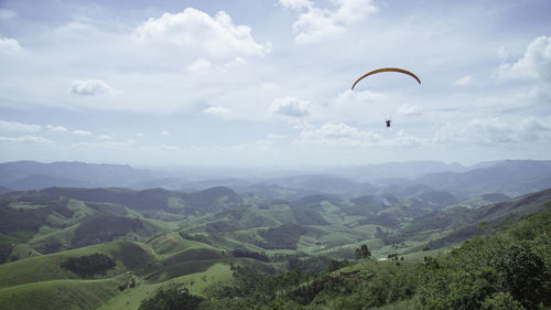 Scenic view of landscape against sky