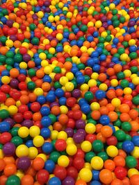 Full frame shot of colorful balls