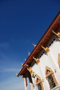 Low angle view of temple against sky