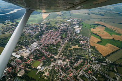 Aerial view of landscape