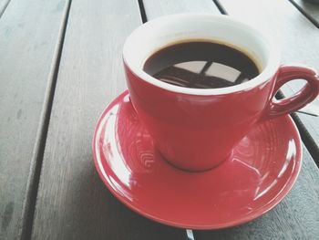 Close-up of coffee cup