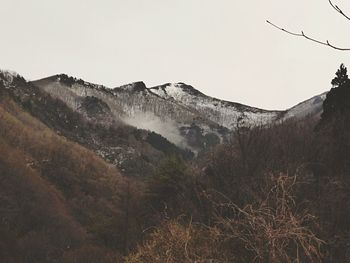 Scenic view of mountains