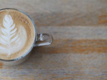 Close-up of coffee on table