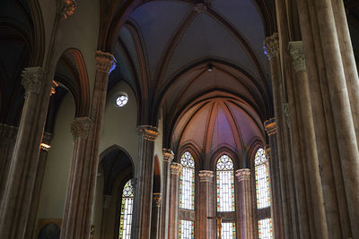 Low angle view of ceiling