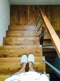 Feet and stairs